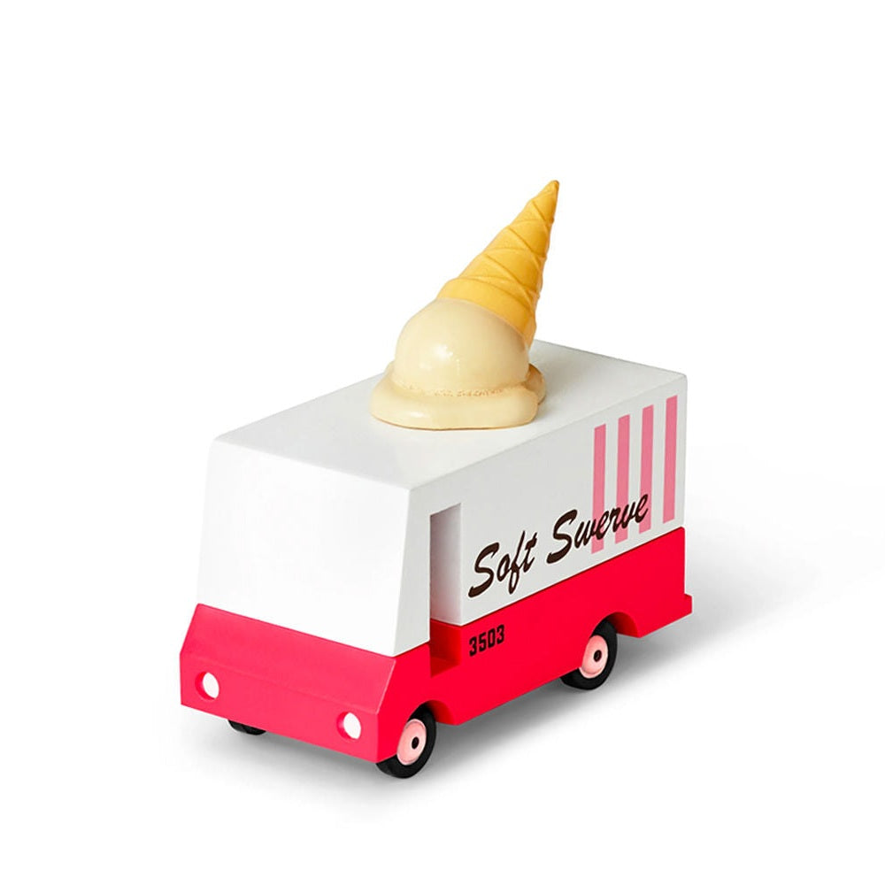 Candylab Wooden Diecast Candyvan Ice Cream Van