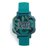 Djeco Ticlock Digital Watches - Green Snakes