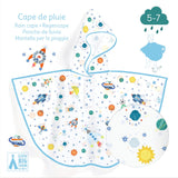 Djeco Rain Cape Large (5-7 Yrs) - Rocket