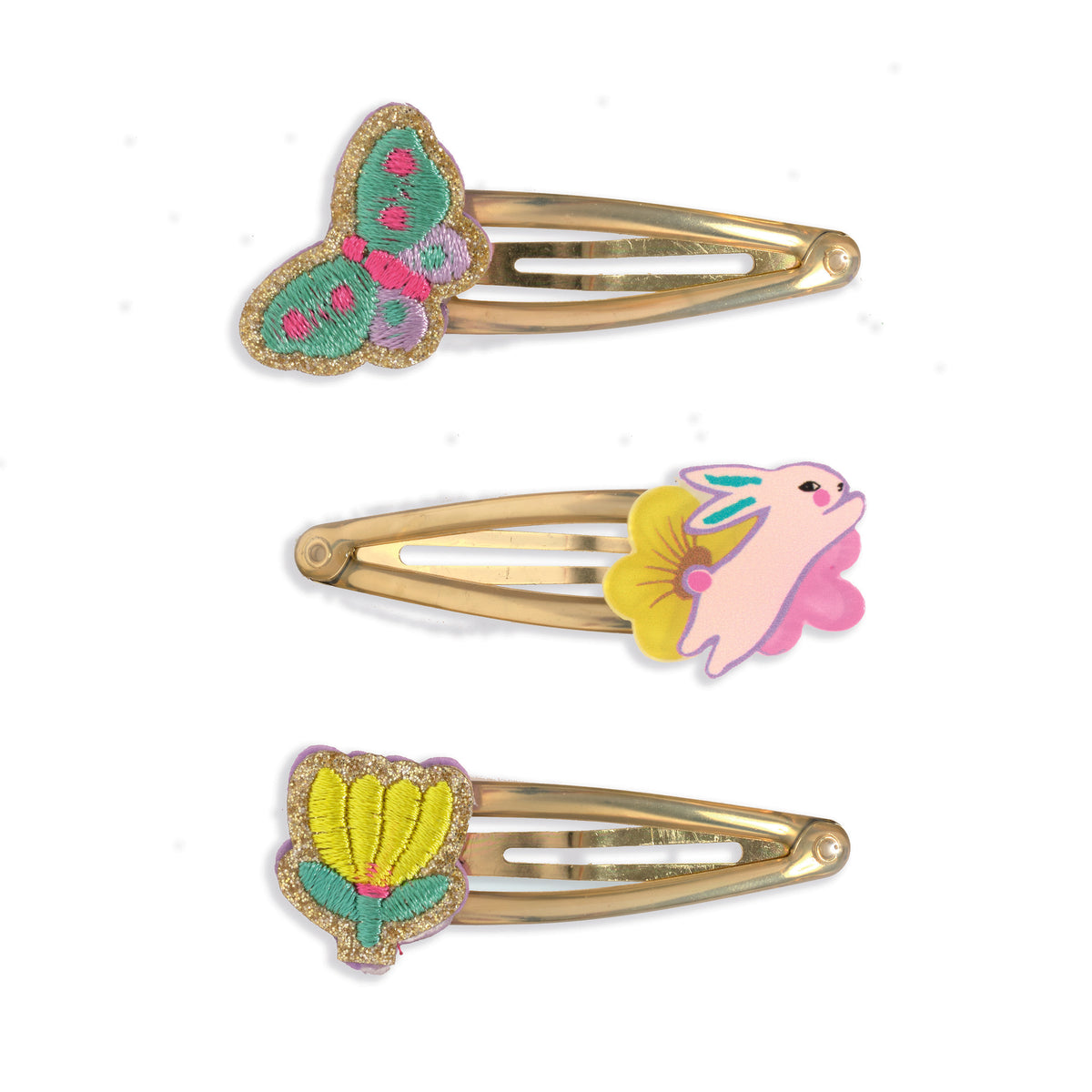 Plume Accessories - Hair Clips Pensée X 3
