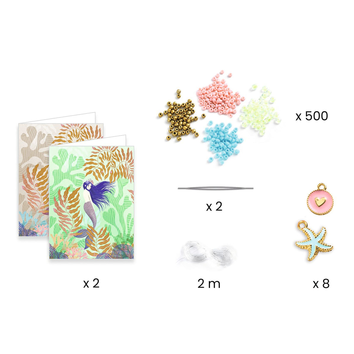 Djeco Bracelets Craft Duo - Sea Multi-Wrap