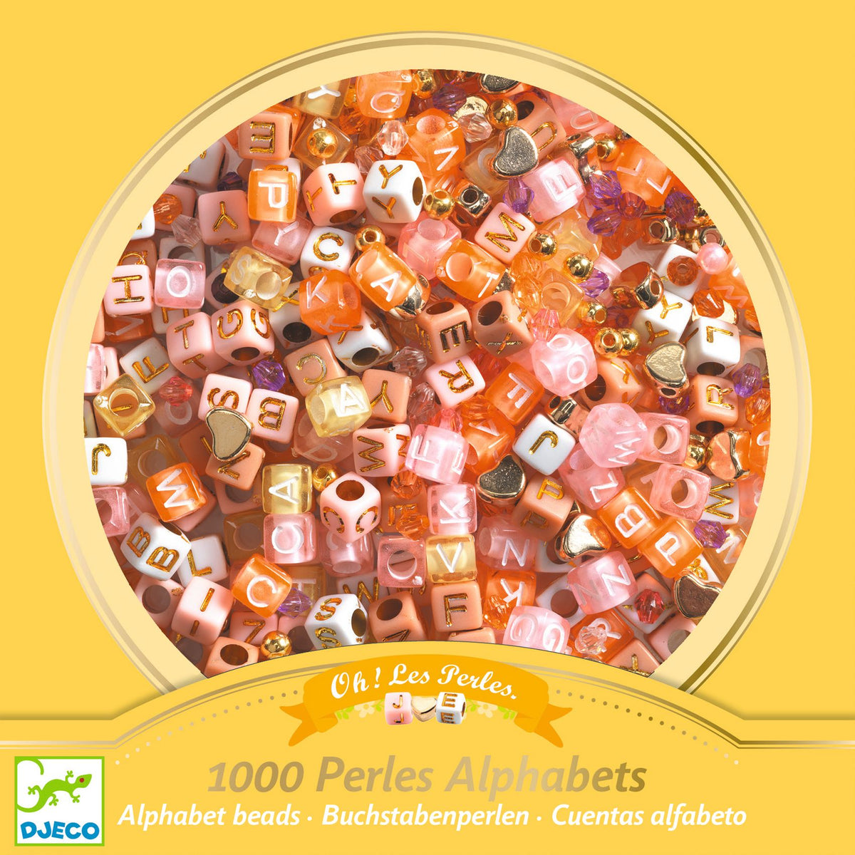 Djeco Abundance Jewellery Beads - Perles Alphabet 2