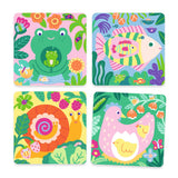 Djeco Magic Colouring - Peekaboo! Garden Baby Animals