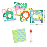 Djeco Magic Colouring - Peekaboo! Garden Baby Animals