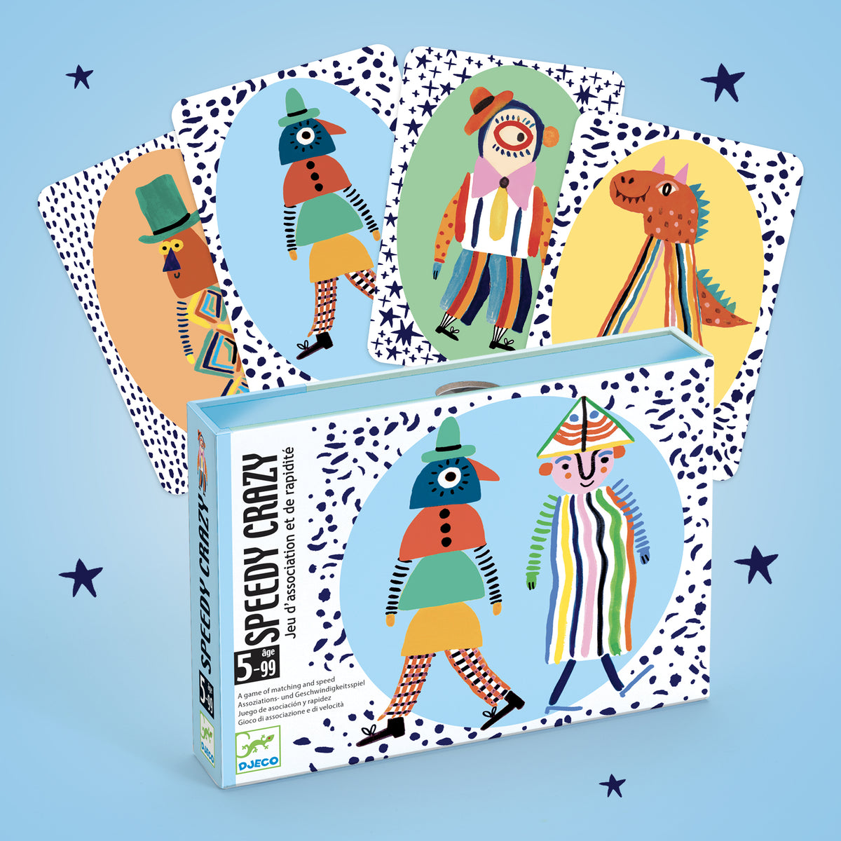 Djeco Card Games - Speedy Crazy