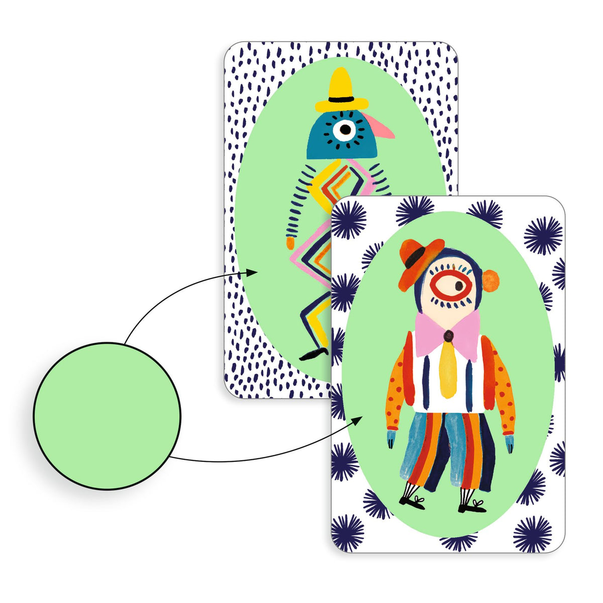 Djeco Card Games - Speedy Crazy