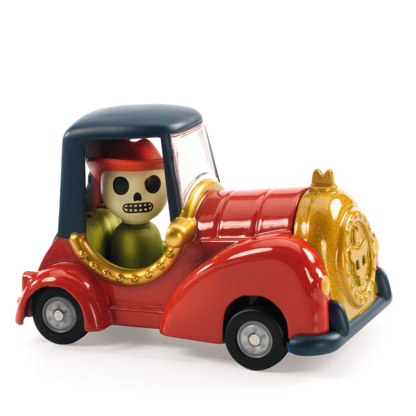 Djeco Crazy Motors Car - Red Skull