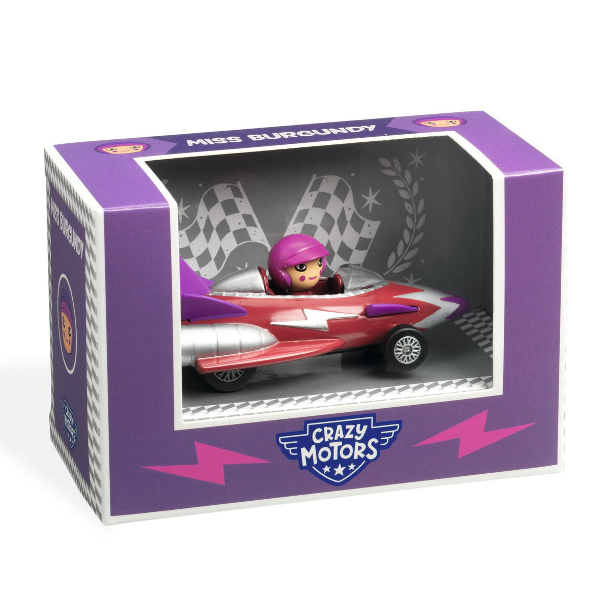 Djeco Crazy Motors Car - Miss Burgundy