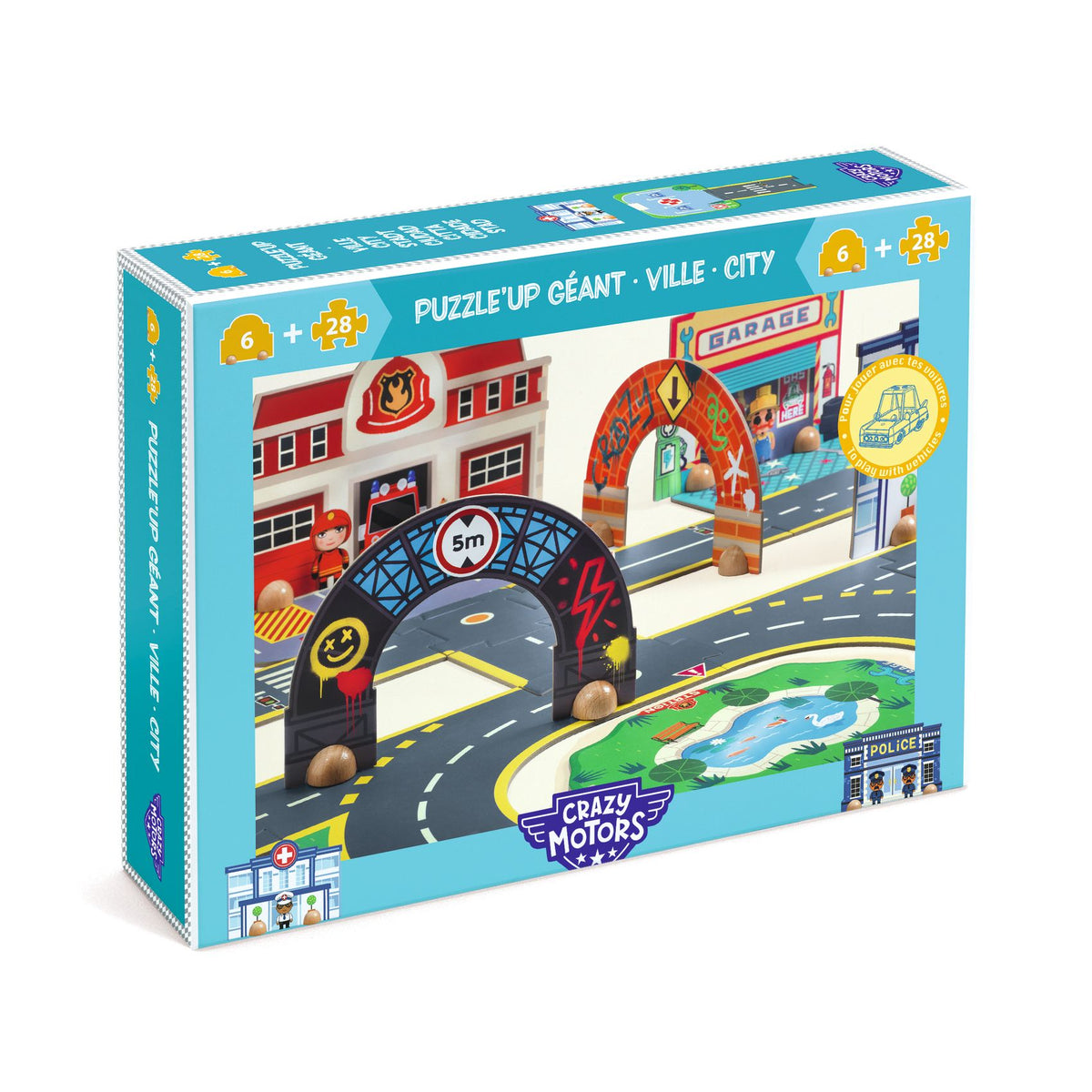 Djeco Crazy Motors - Giant City Circuit