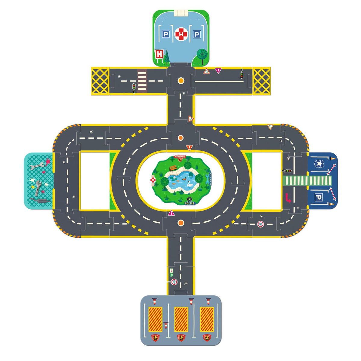 Djeco Crazy Motors - Giant City Circuit
