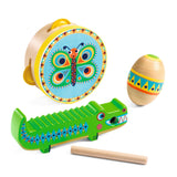 Djeco Animambo Set Of 3 Percussion Instruments