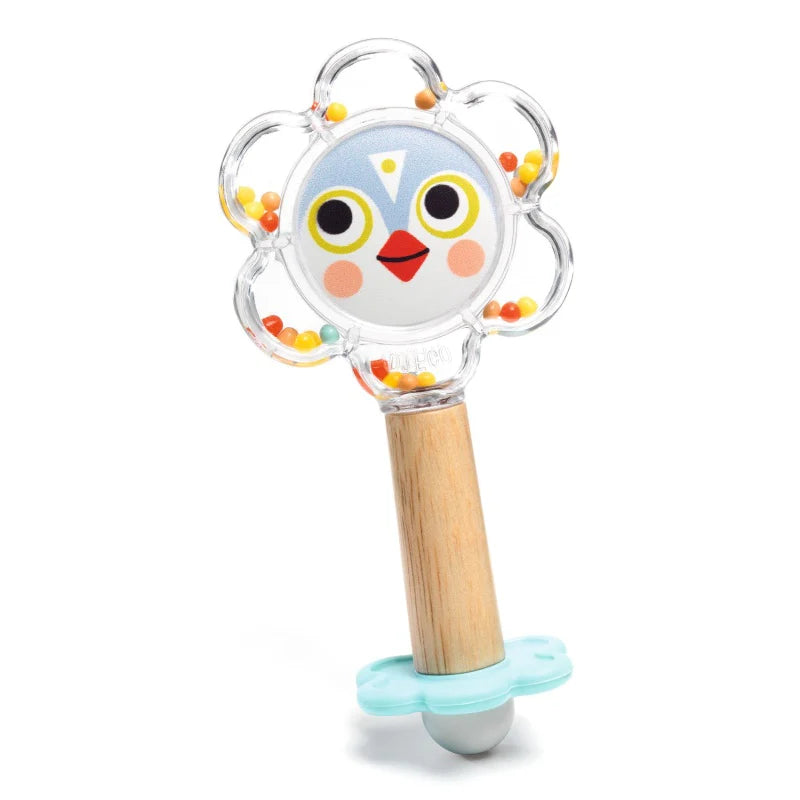 Djeco BabyFlower Mirror Rattle 3m+