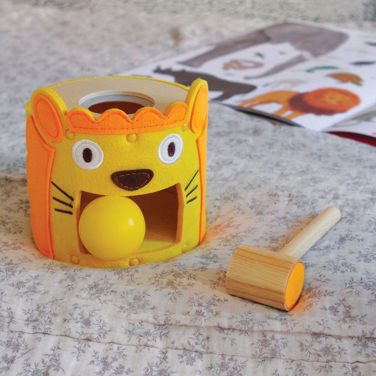 Djeco Softitap - Lion Hammer Toy