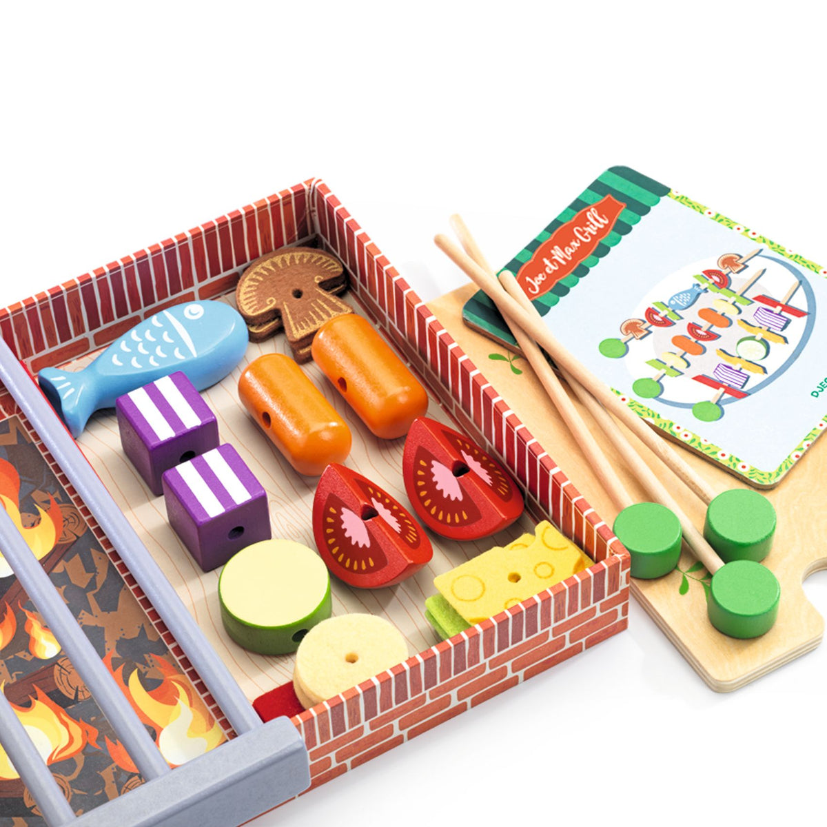 Djeco Joe and Max Grill Playset