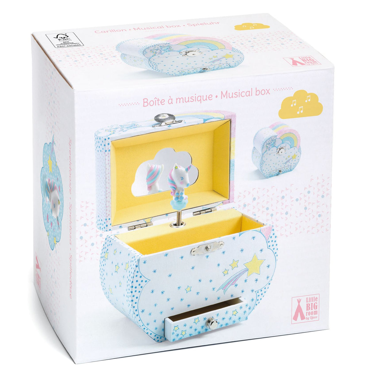 Djeco Unicorns's Dream Music Box