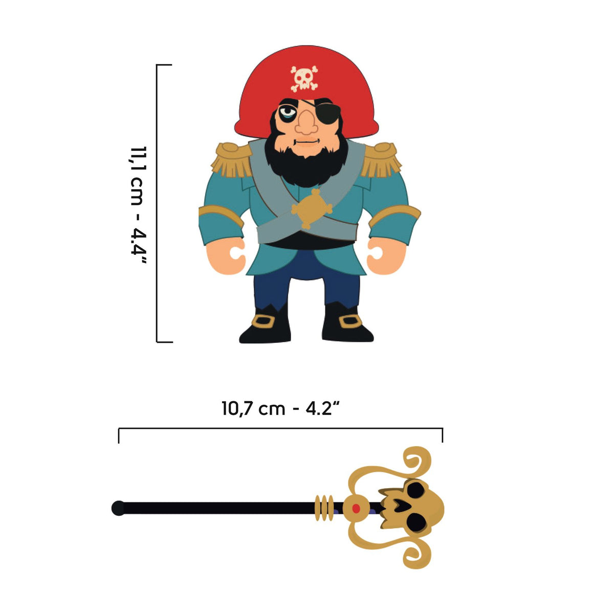 Djeco Ze Piratous Arty Toy
