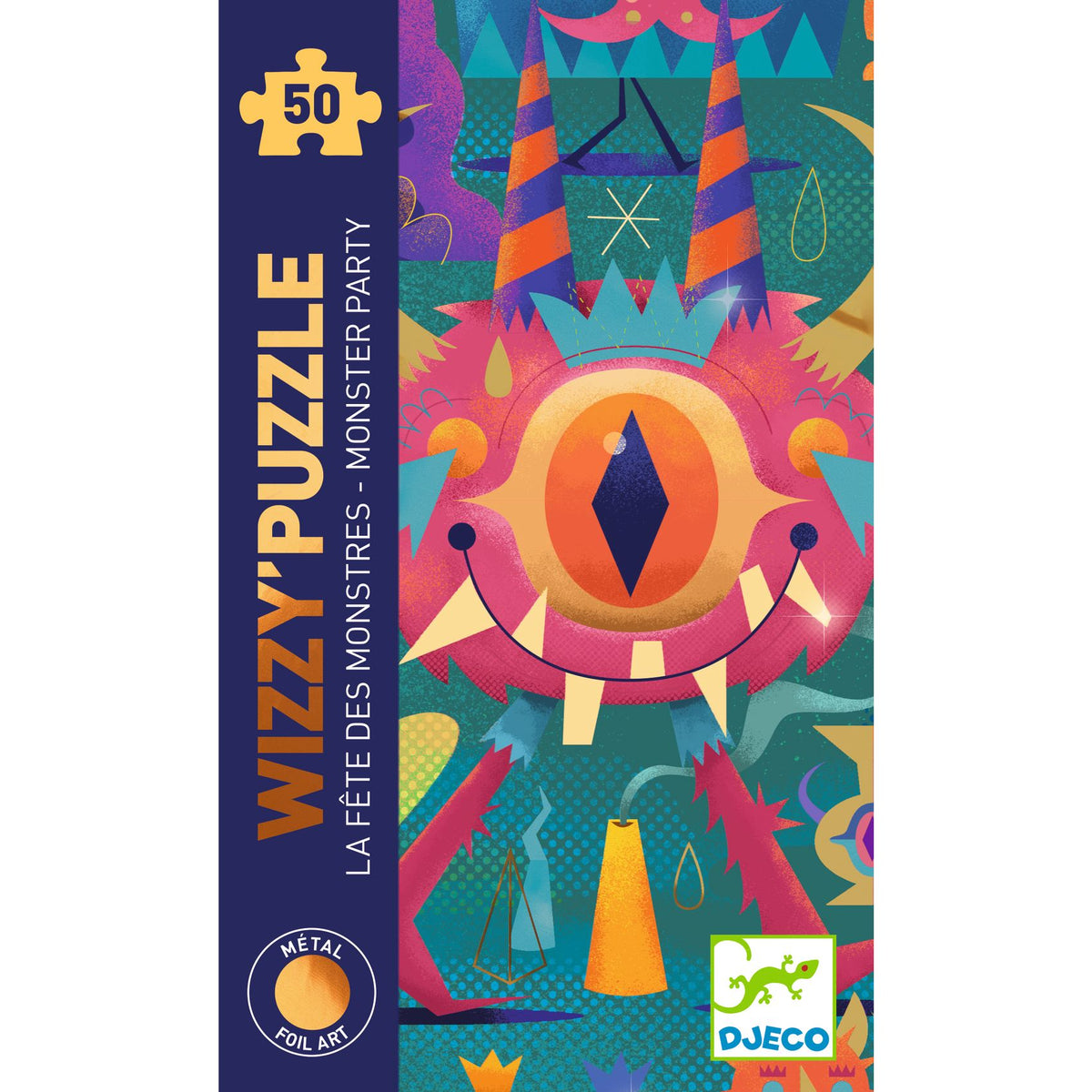 Djeco Wizzy Puzzle - Monster Party 50pcs