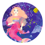 Djeco Silhouette Puzzle - Ella, The Mermaid