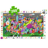 Djeco Crazy Town Observation Puzzle - 200pcs