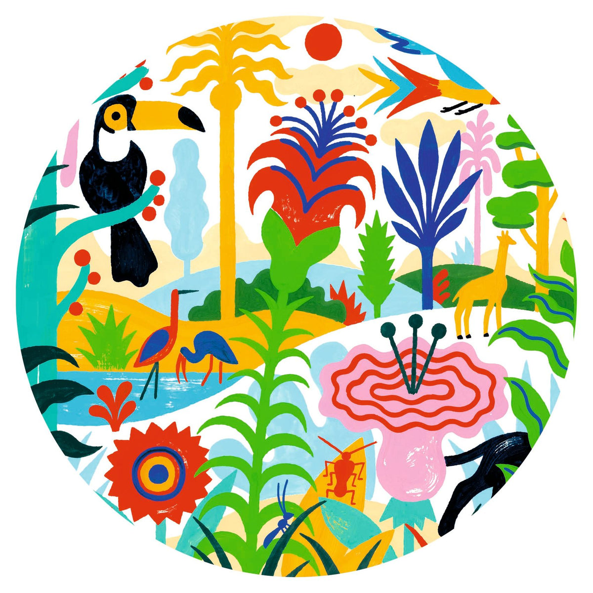 Djeco Jungle Puzzle - 100 Pieces