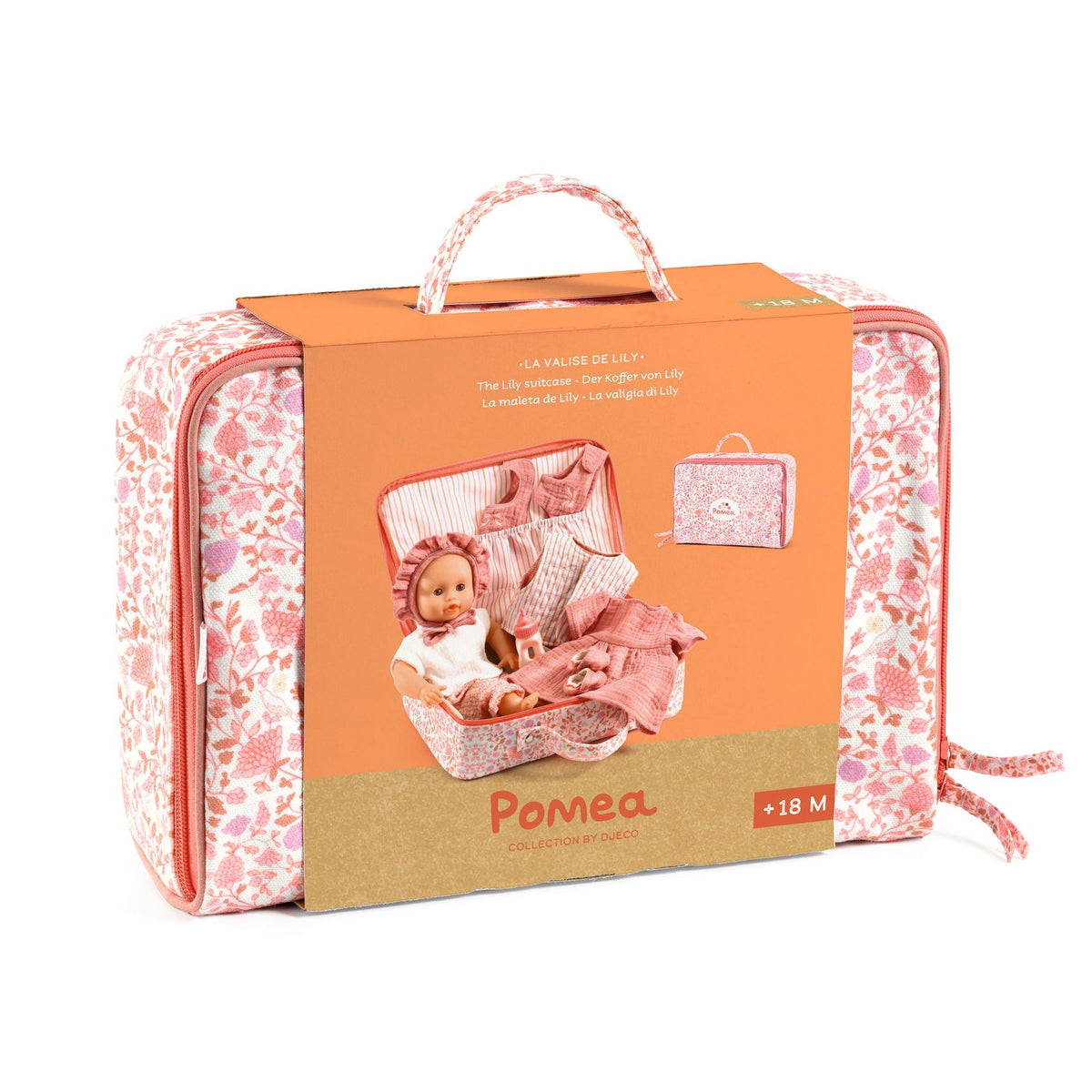Pomea Doll Lily's Suitcase - Including Doll and Accessories
