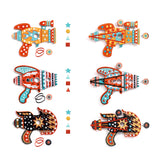 Djeco DIY Kosmic - 3 Token Launchers to Decorate