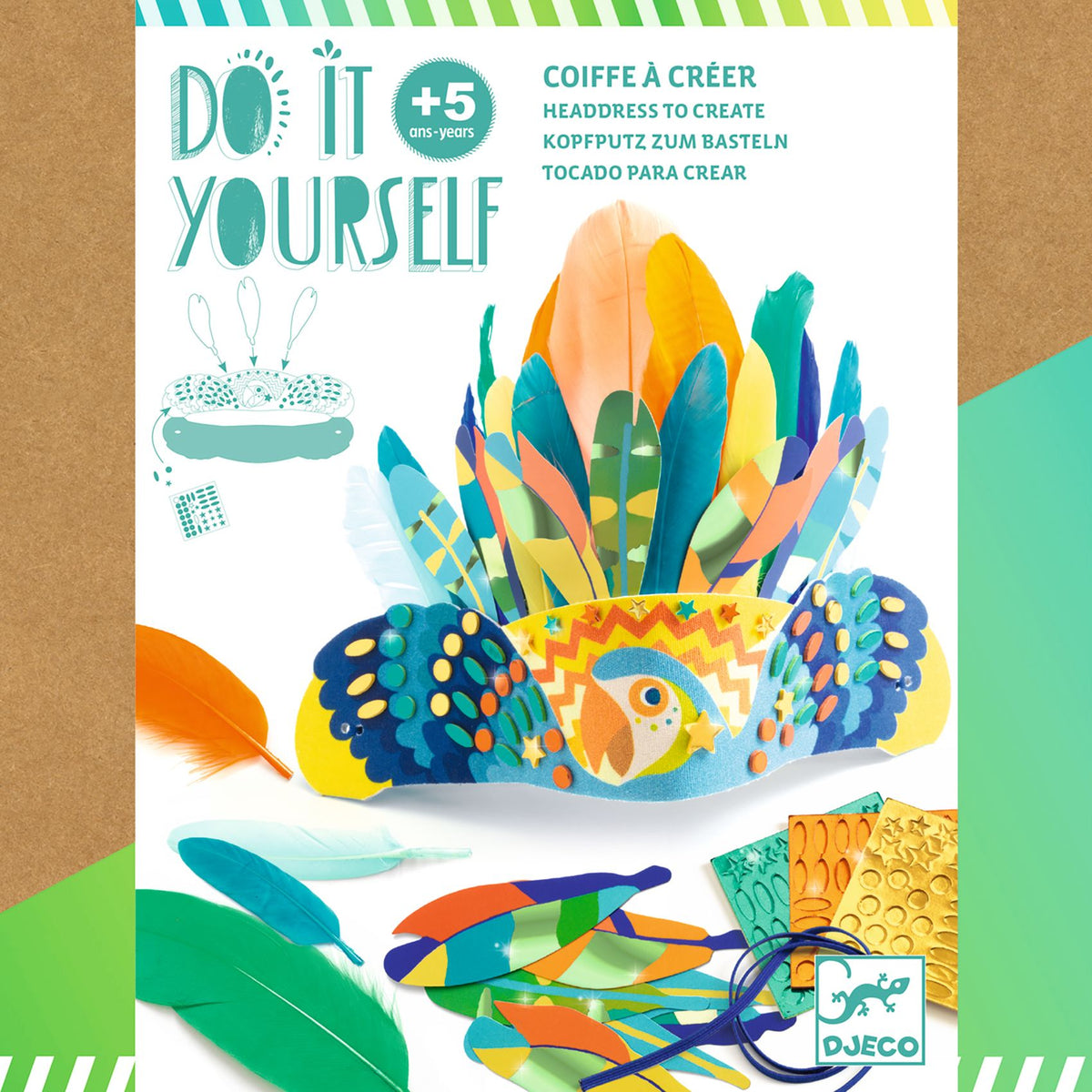 Djeco DIY Headdress Rio