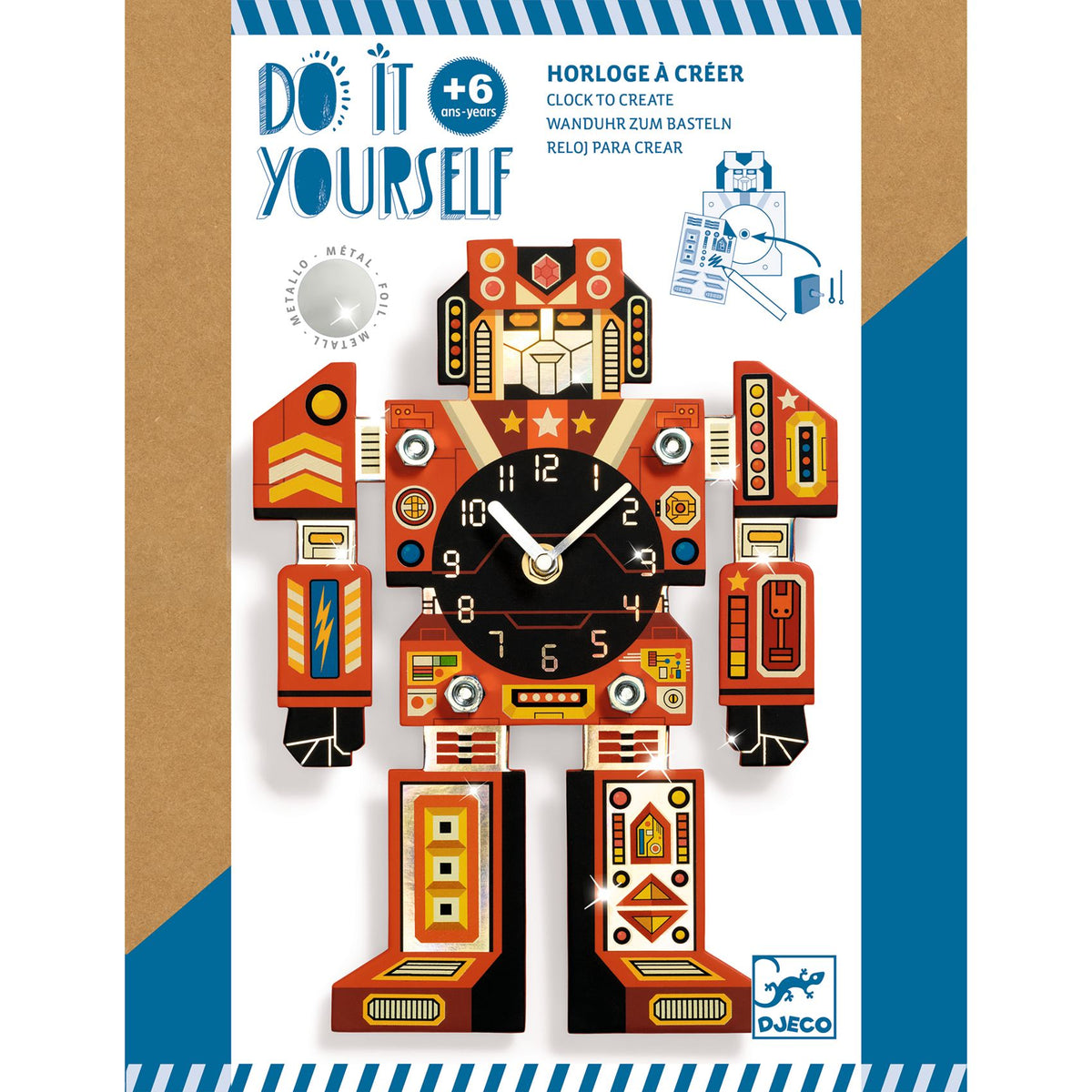 Djeco DIY Robotime Clock