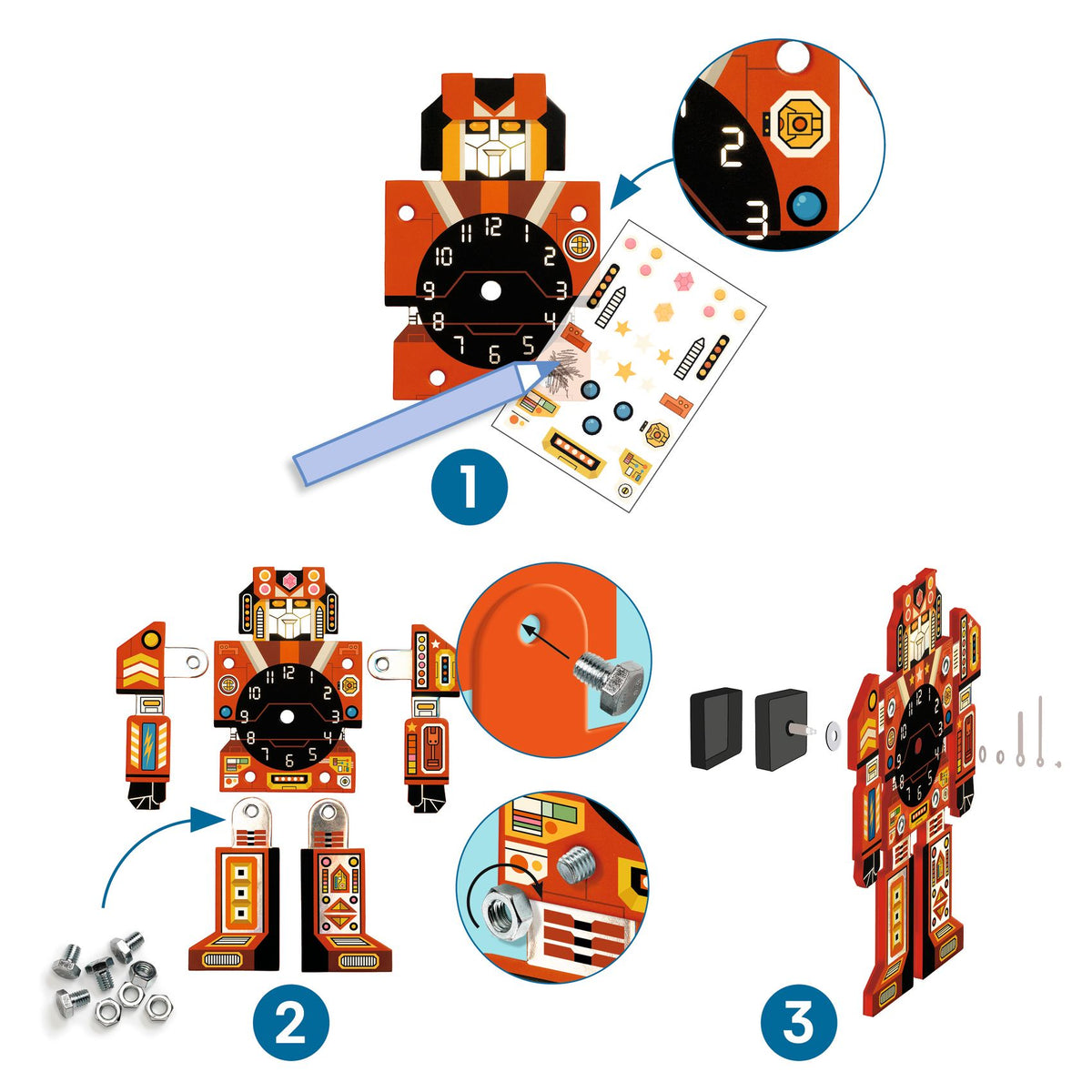 Djeco DIY Robotime Clock