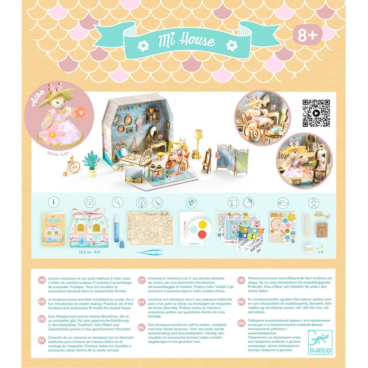 Djeco Mini Maison DIY - Mi House - Alba