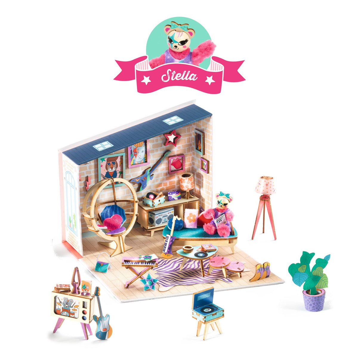 Djeco Mini Maison DIY - Mi House - Stella