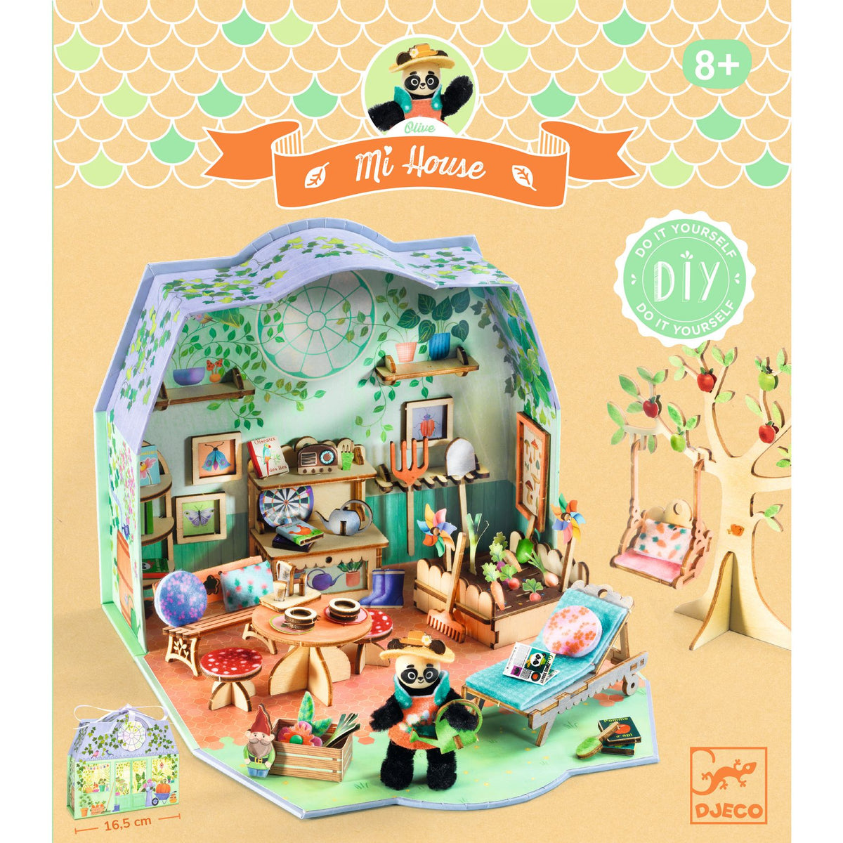 Djeco Mini Maison DIY - Mi House - Olive