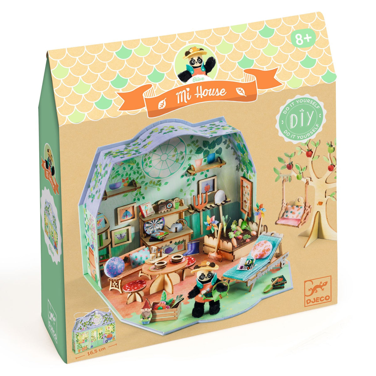 Djeco Mini Maison DIY - Mi House - Olive