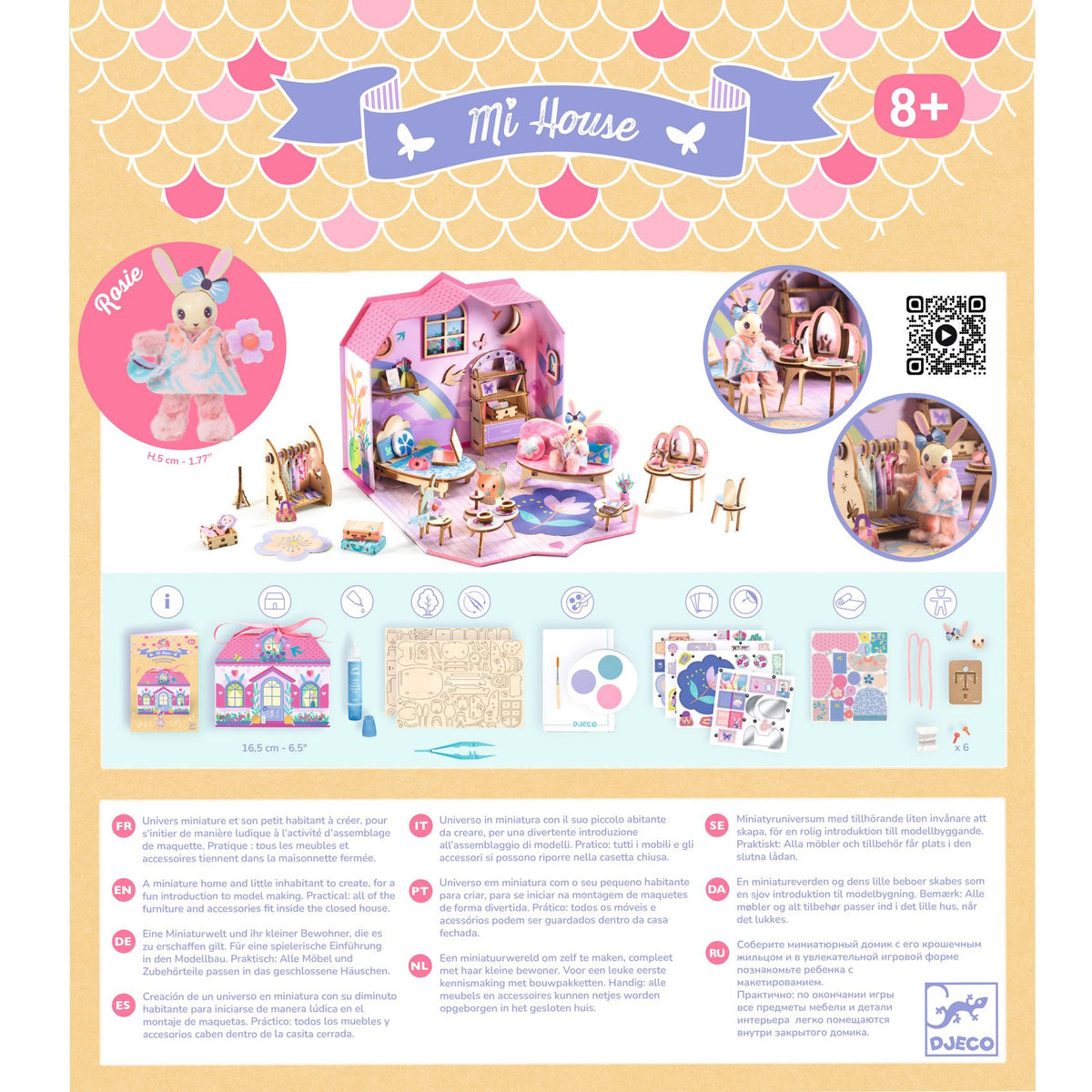 Djeco Mini Maison DIY - Mi House - Rosie