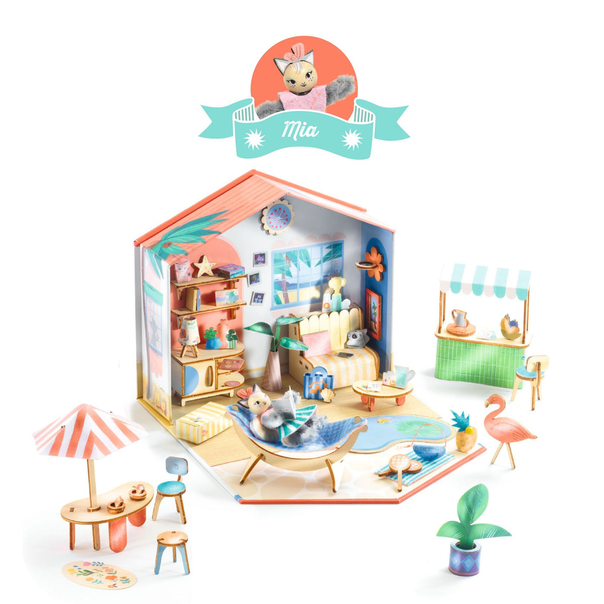 Djeco Mini Maison DIY - Mi House - Mia