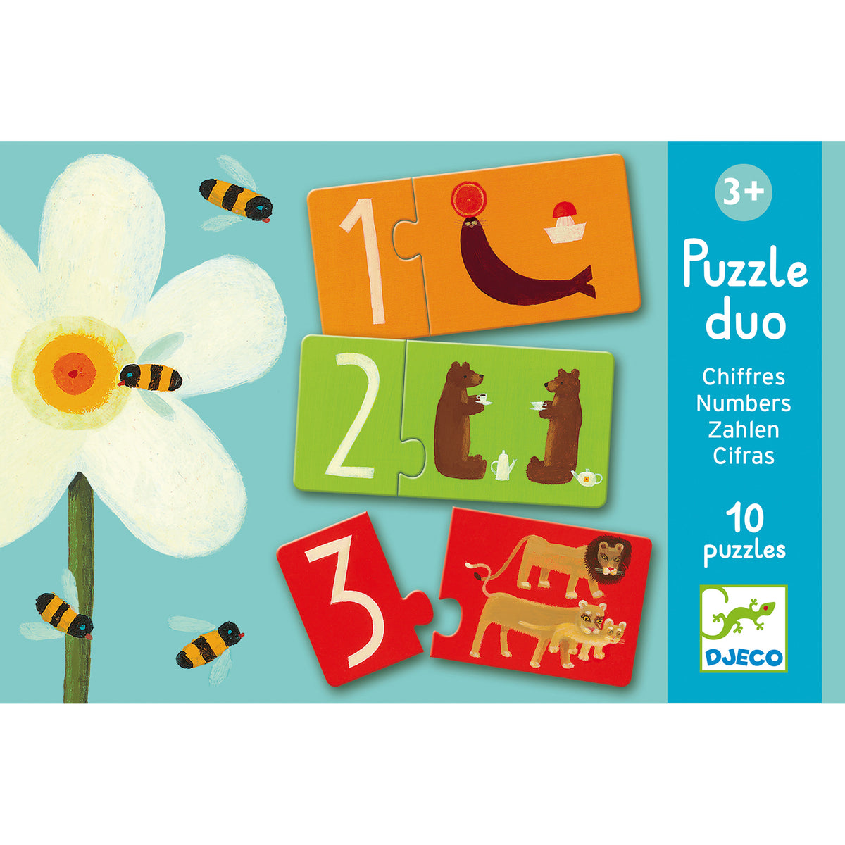 Djeco Puzzle Duo - Duo Numbers