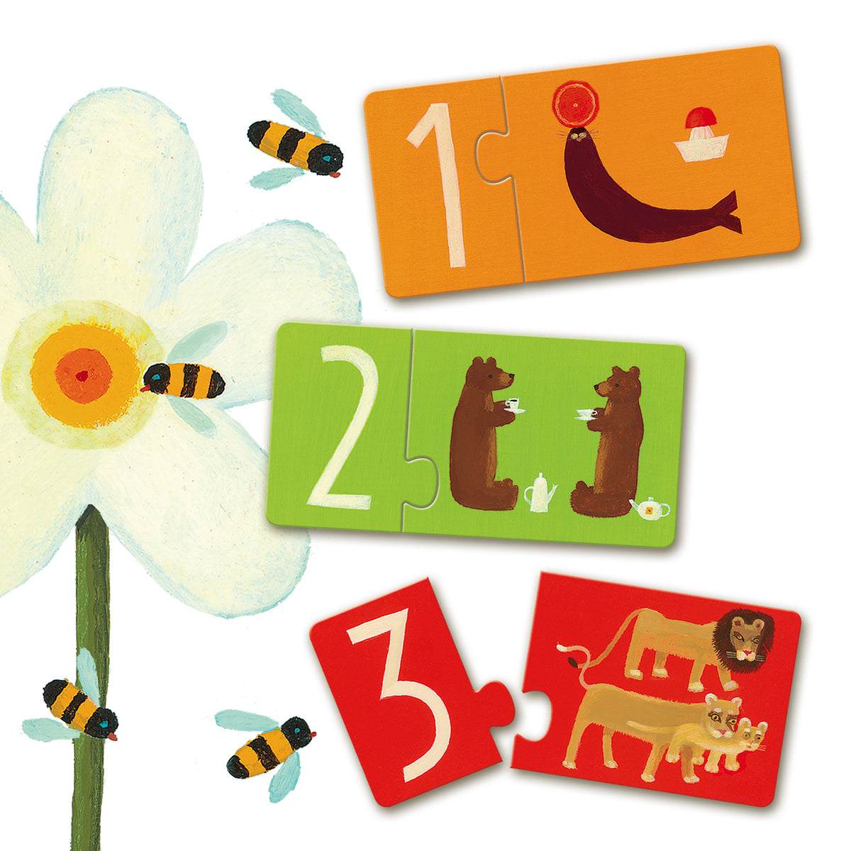 Djeco Puzzle Duo - Duo Numbers