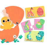 Djeco Puzzle Duo - Animals & the Egg