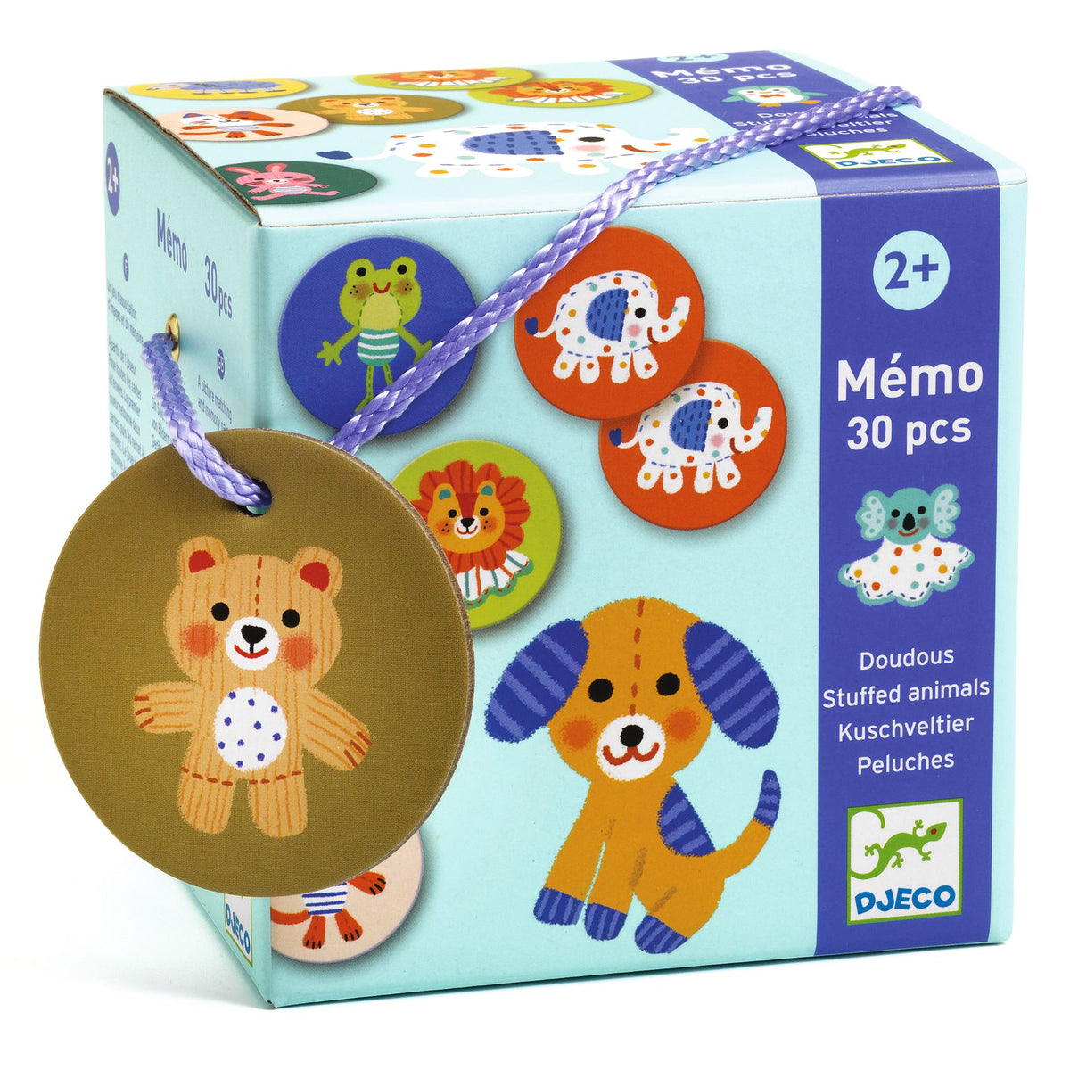 Djeco Games - Memo Lotto; Stuffed Animals