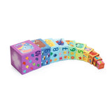 Djeco Blocks for Infants - 10 Rainbow Blocks