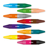 Djeco Colours - 8 Twin Crayons