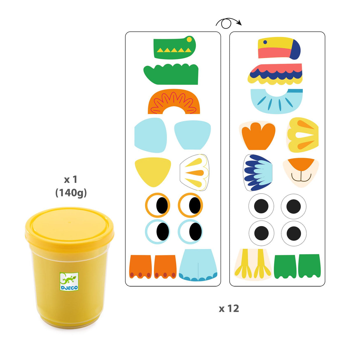 Djeco Play Dough Myanimodels