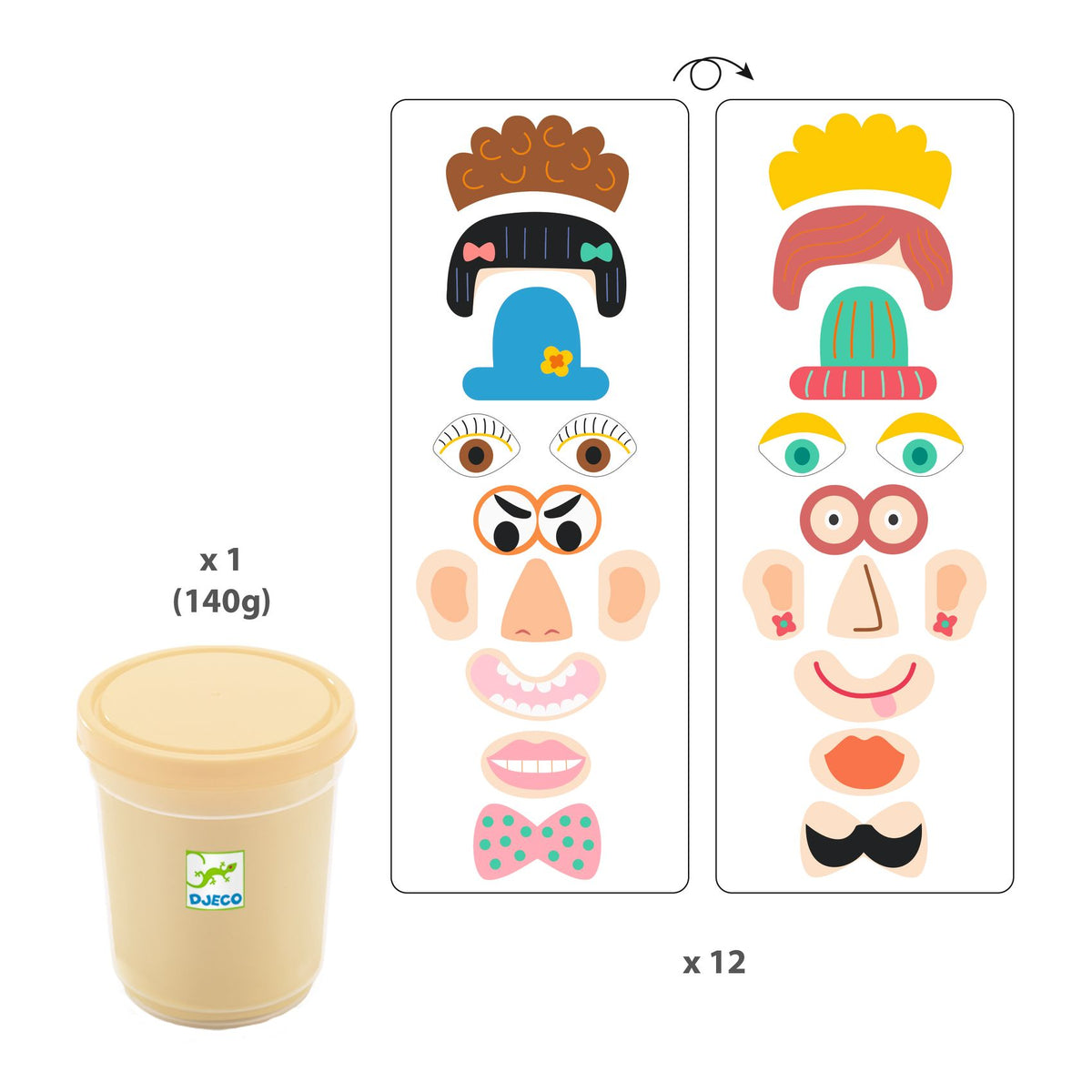 Djeco Play Dough My Plasti People