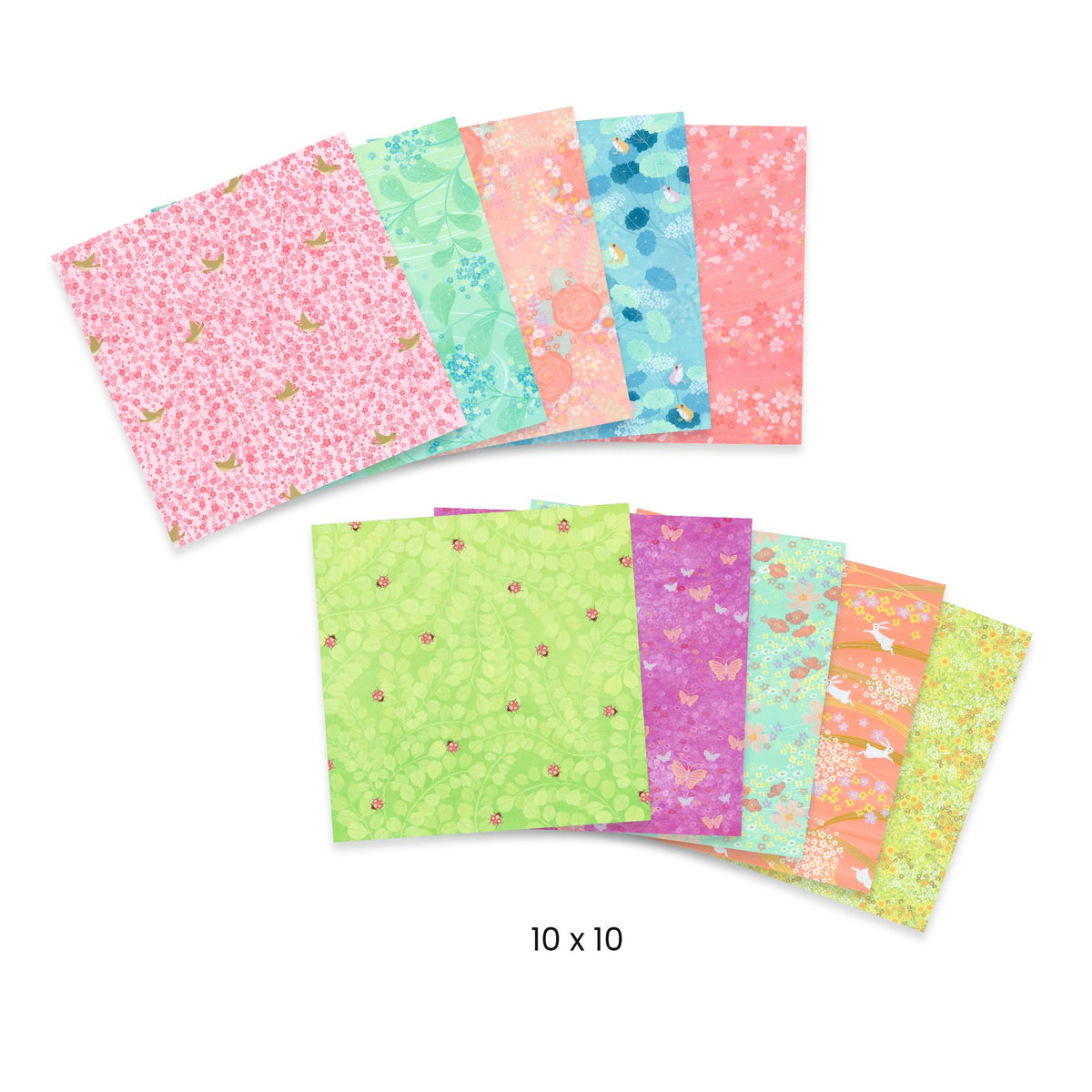 Djeco 100 Origami Papers - Haru