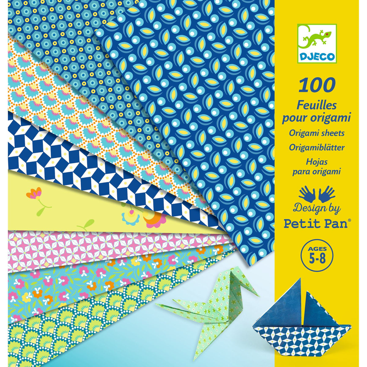 Djeco 100 Origami Papers - Natsu