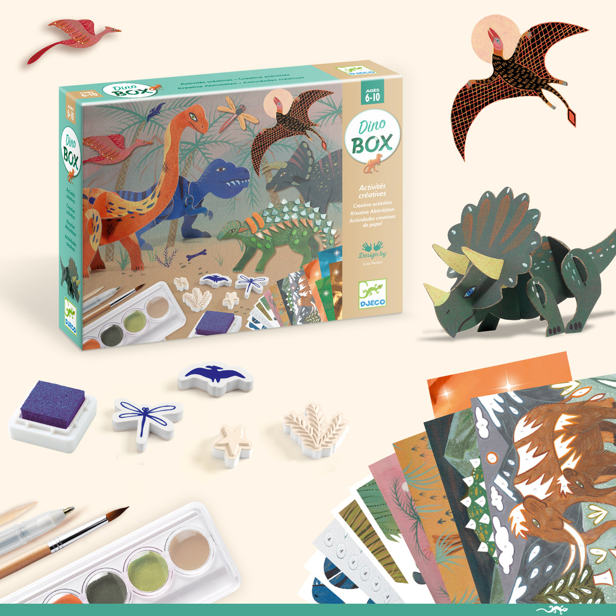 Djeco The World of Dinosaurs Craft Kit