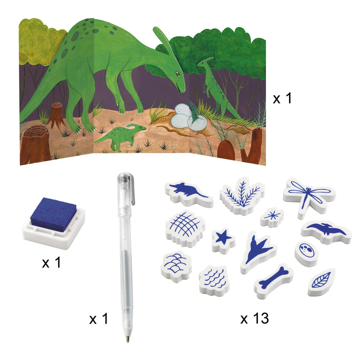 Djeco The World of Dinosaurs Craft Kit