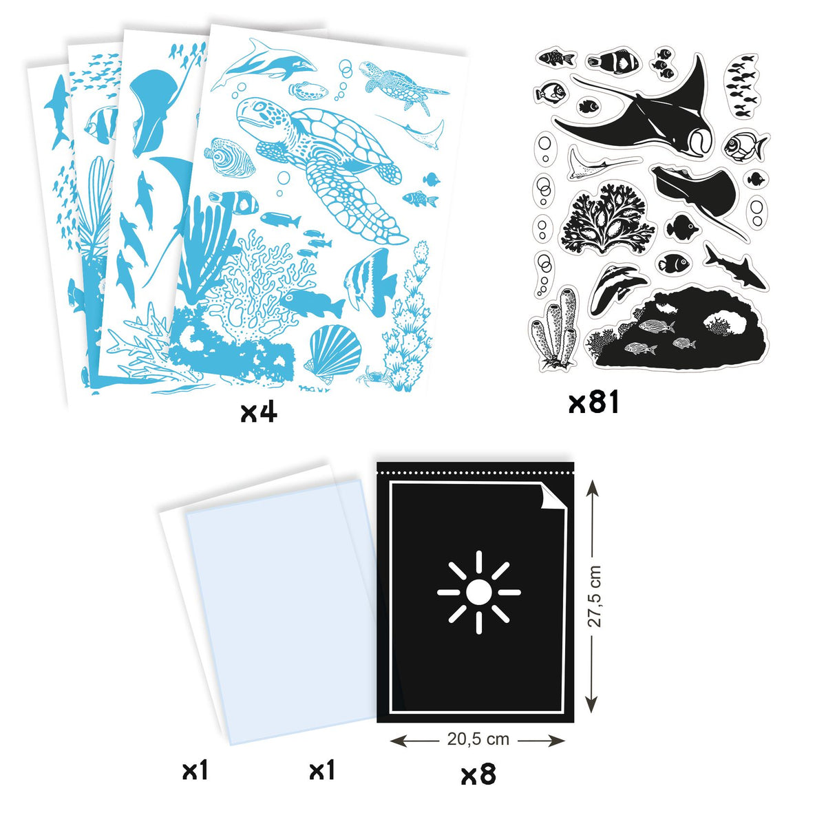 Djeco Cyanotype Kit - Ultramarine