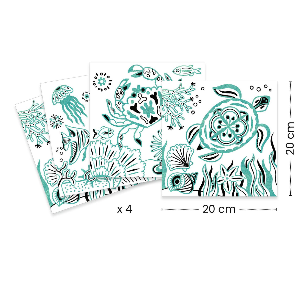 Djeco Brilliant Colouring - Under the Sea