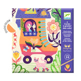 Djeco  Duo Scratch Cards - Wacky Houses